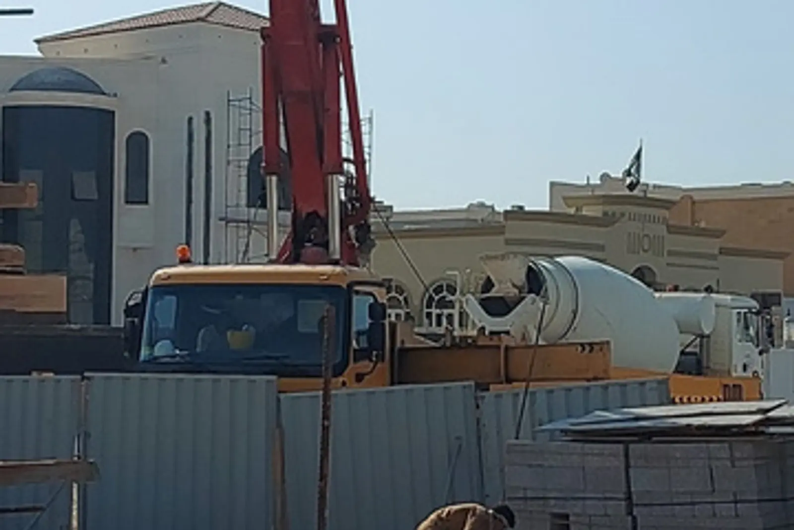 Construction work in progress on Villa (G+1), Al Quoz Second
