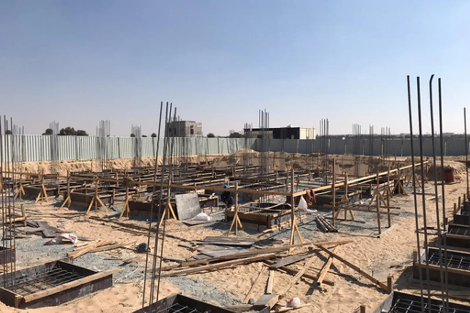 Construction work in progress on Ground Villa, Wadi Al Shabak (Plot 4312255)