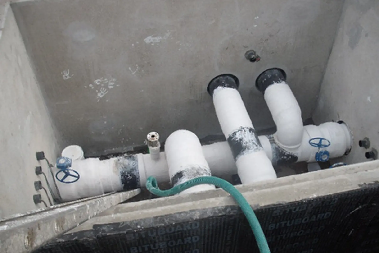 Plumbing first fix on a Miles project